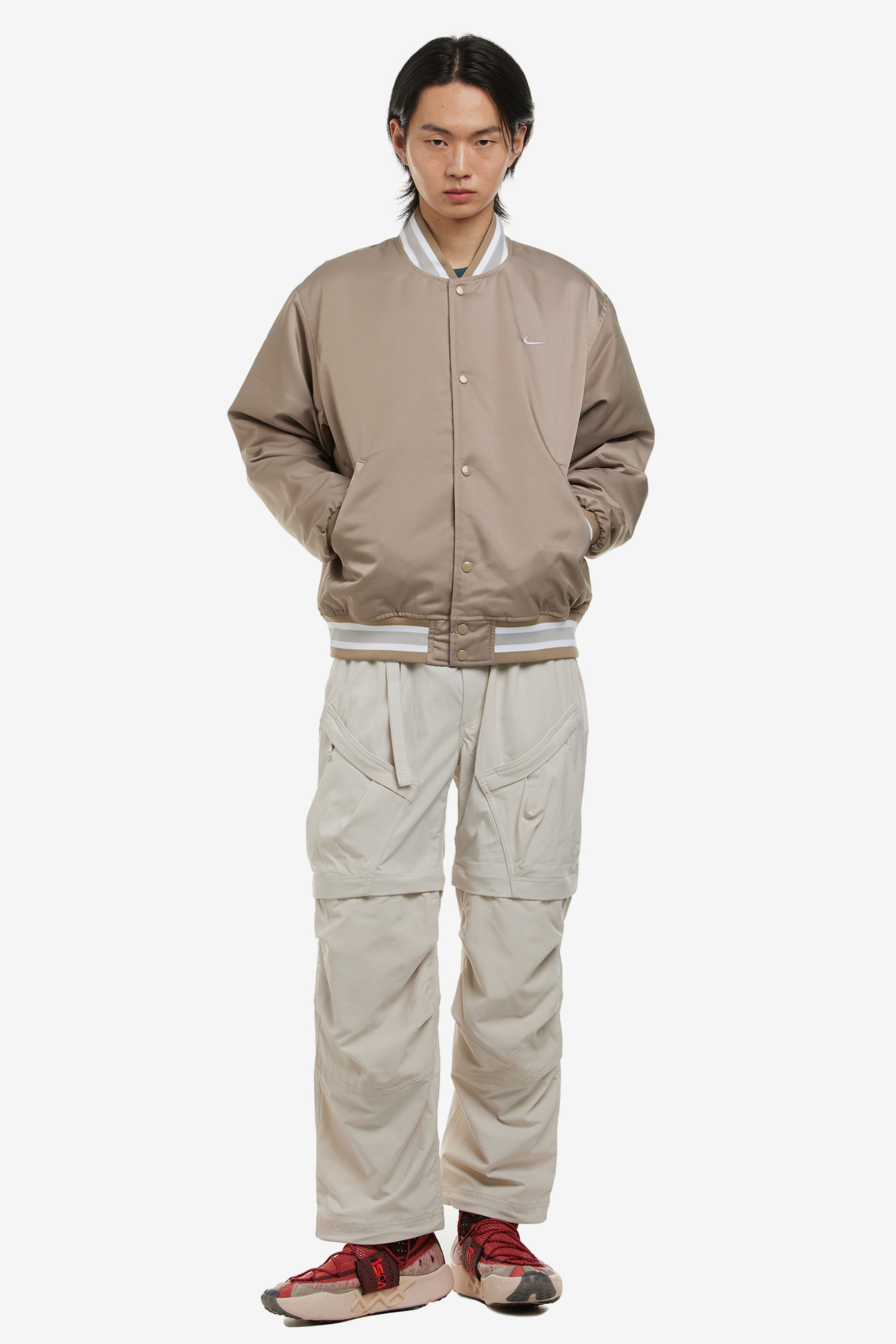 NIKE-AU SATIN DUGOUT JACKET 71600 | 웍스아웃
