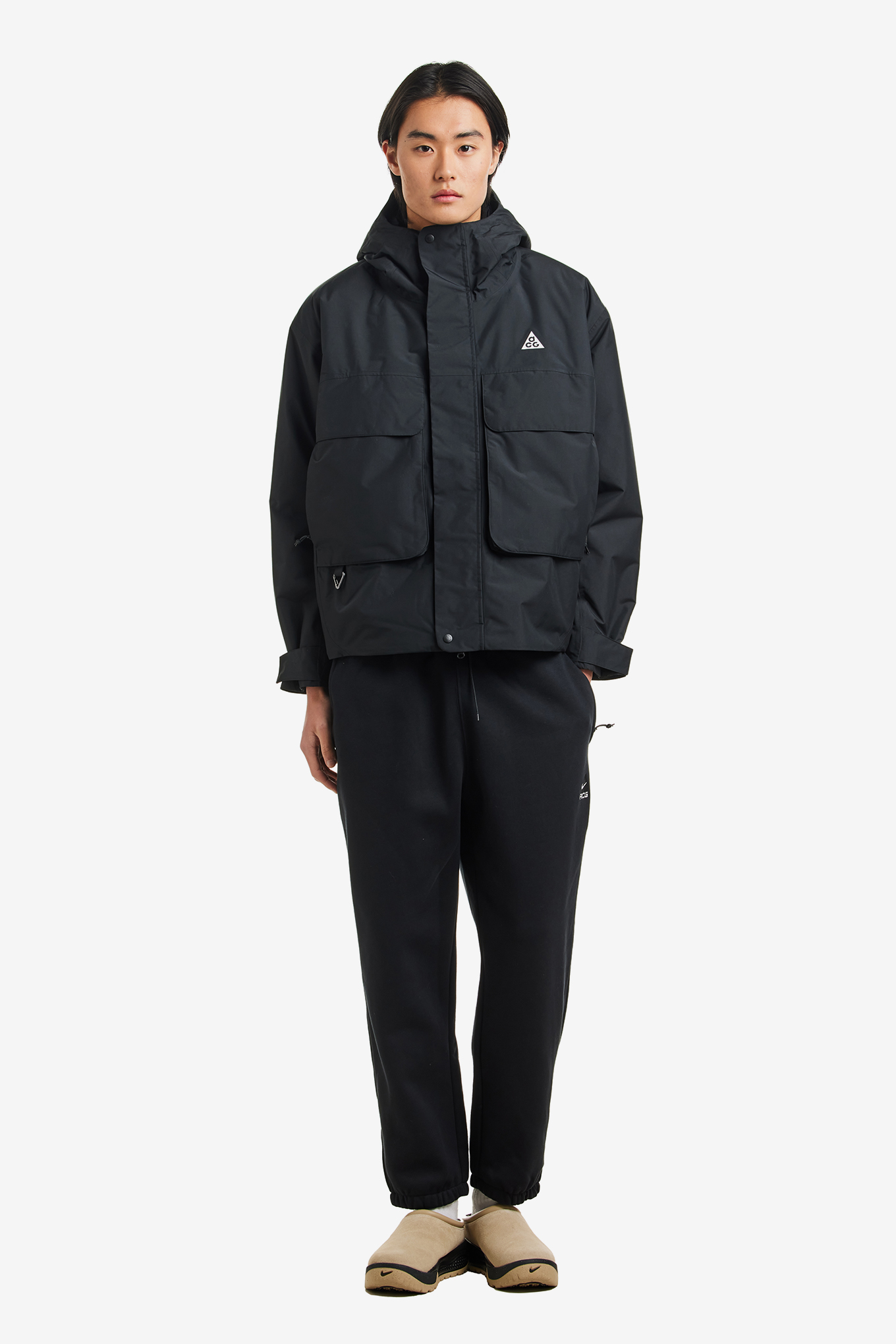 ジャケット・アウター NIKE ACG/Storm-FIT ADV/XL Nike】ACG Storm-Fit ADV Cascade Rains FullZip Jacket BLACK