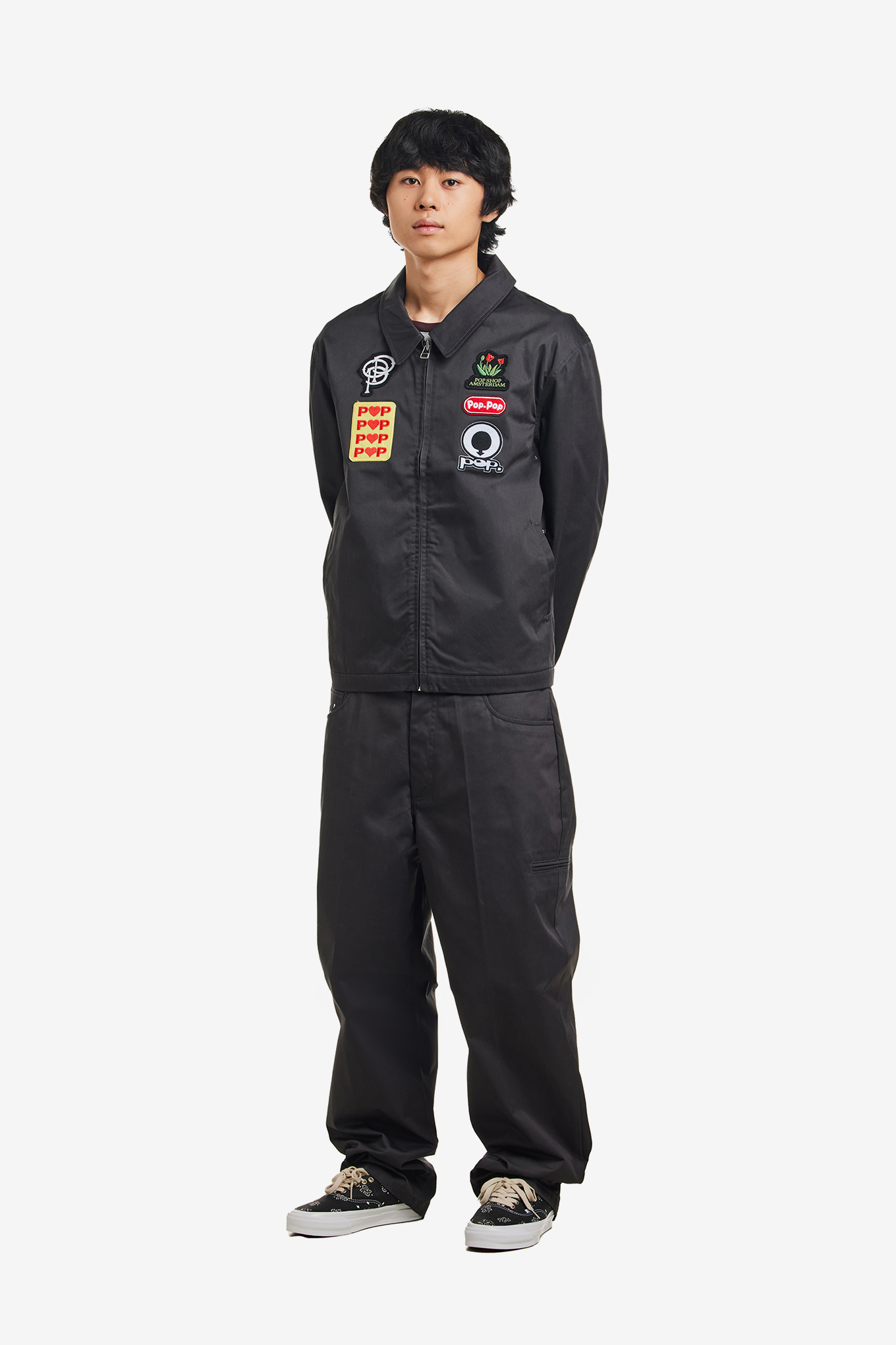 FULL ZIP WORKER JACKET-POP TRADING COMPANY-140000 | 웍스아웃