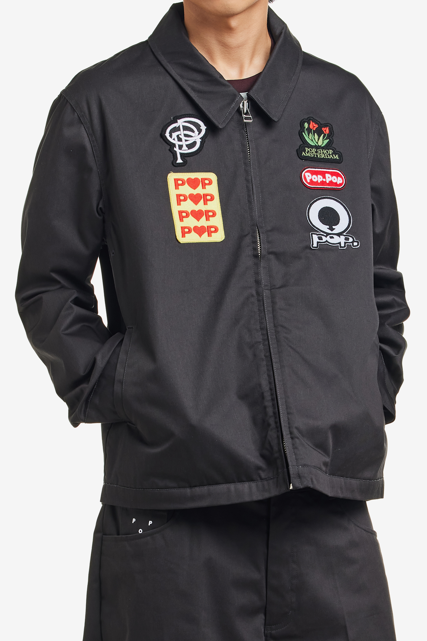 FULL ZIP WORKER JACKET-POP TRADING COMPANY-140000 | 웍스아웃