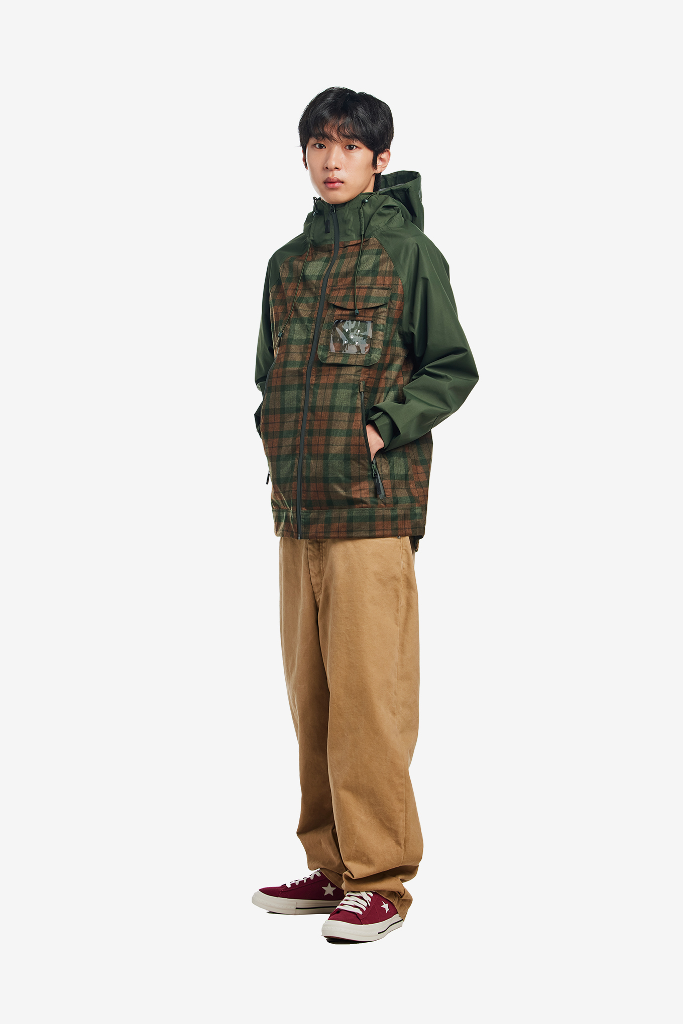 CHECKED ORACLE JACKET-POP TRADING COMPANY-231000 | 웍스아웃