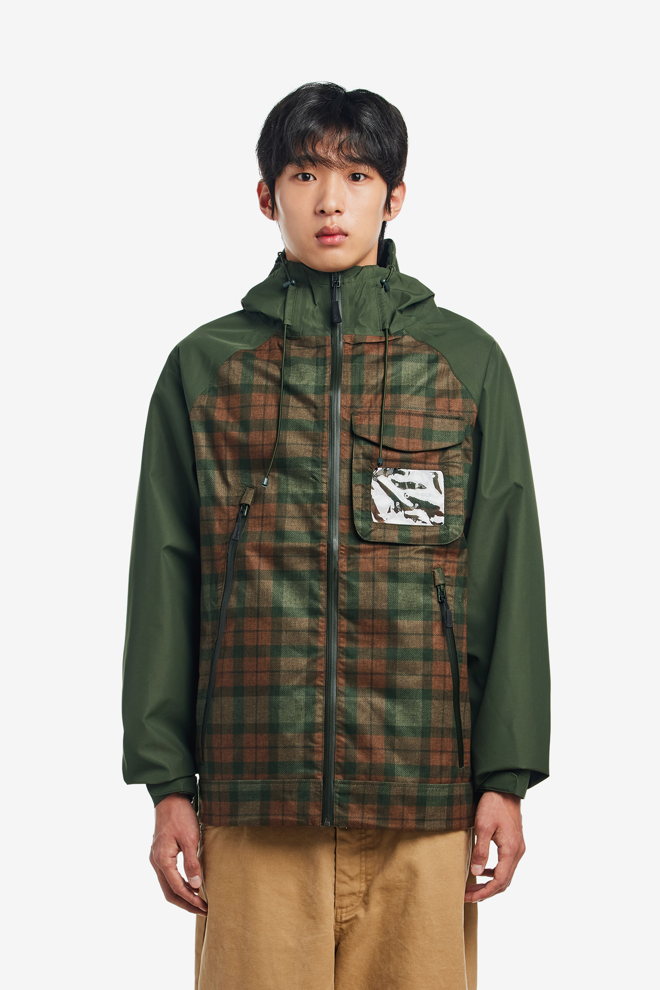 CHECKED ORACLE JACKET-POP TRADING COMPANY-231000 | 웍스아웃