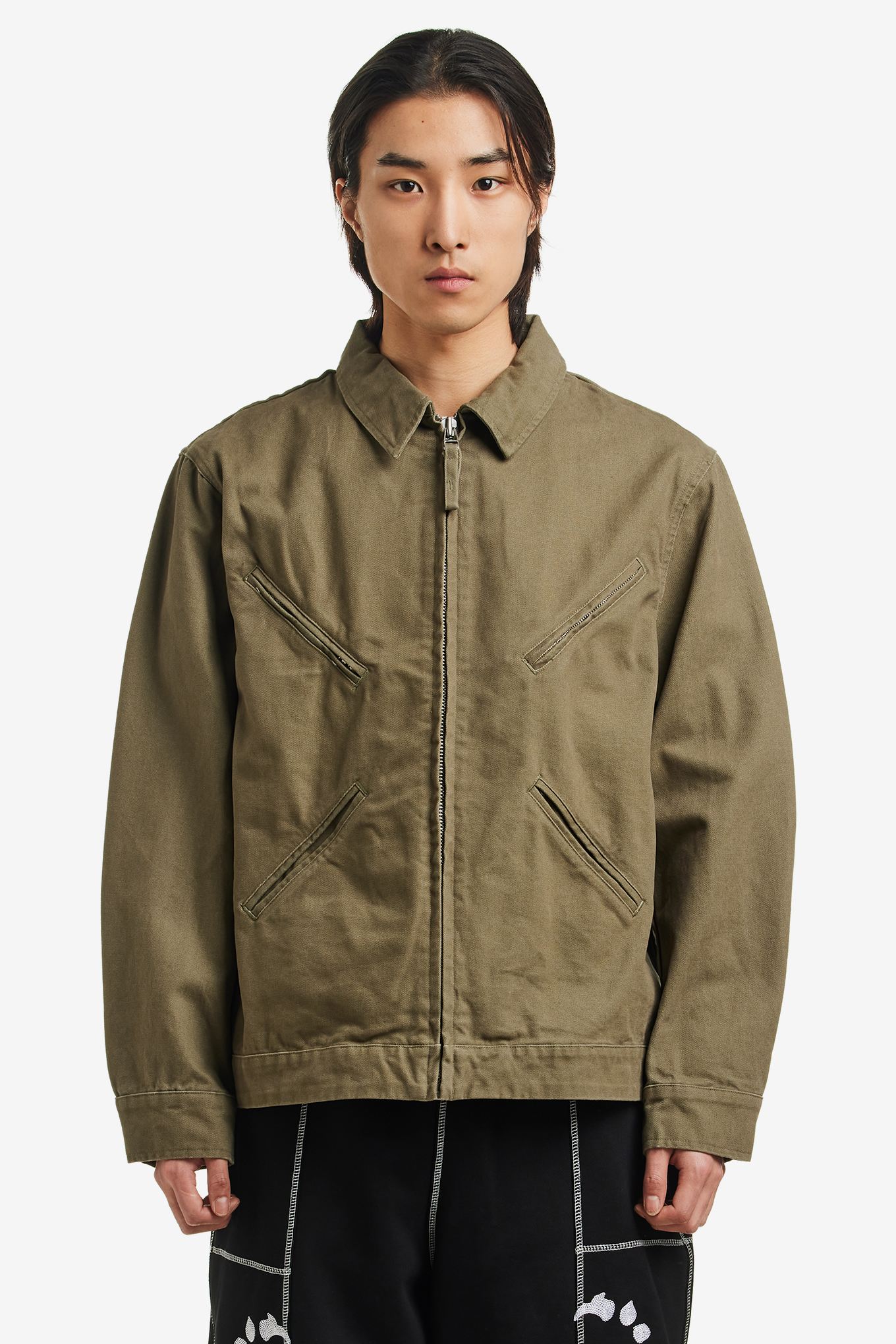 POP TRADING COMPANY-FULL ZIP JACKET 192500 | 웍스아웃