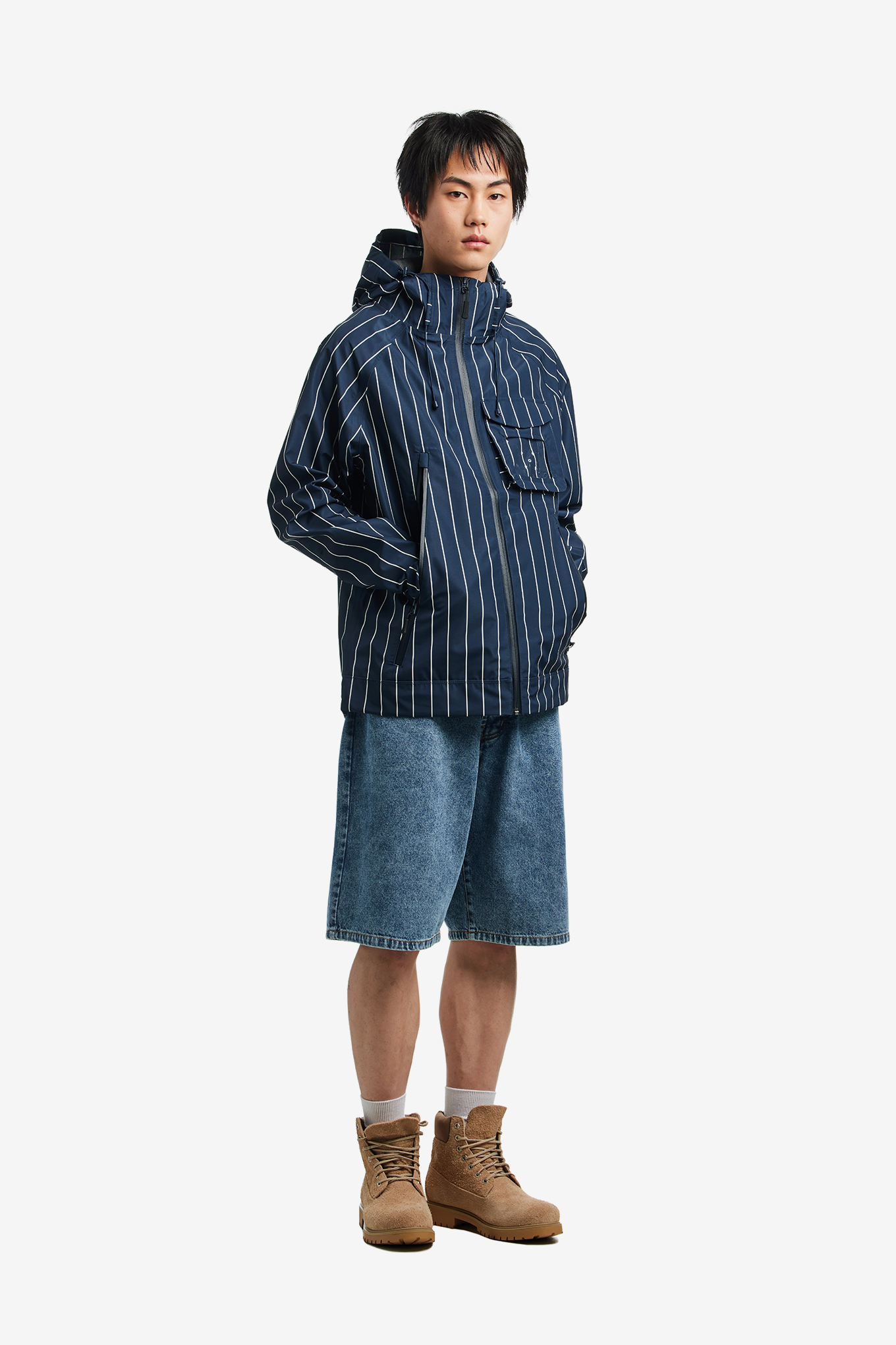PINSTRIPE ORACLE JACKET-POP TRADING COMPANY-231000 | 웍스아웃