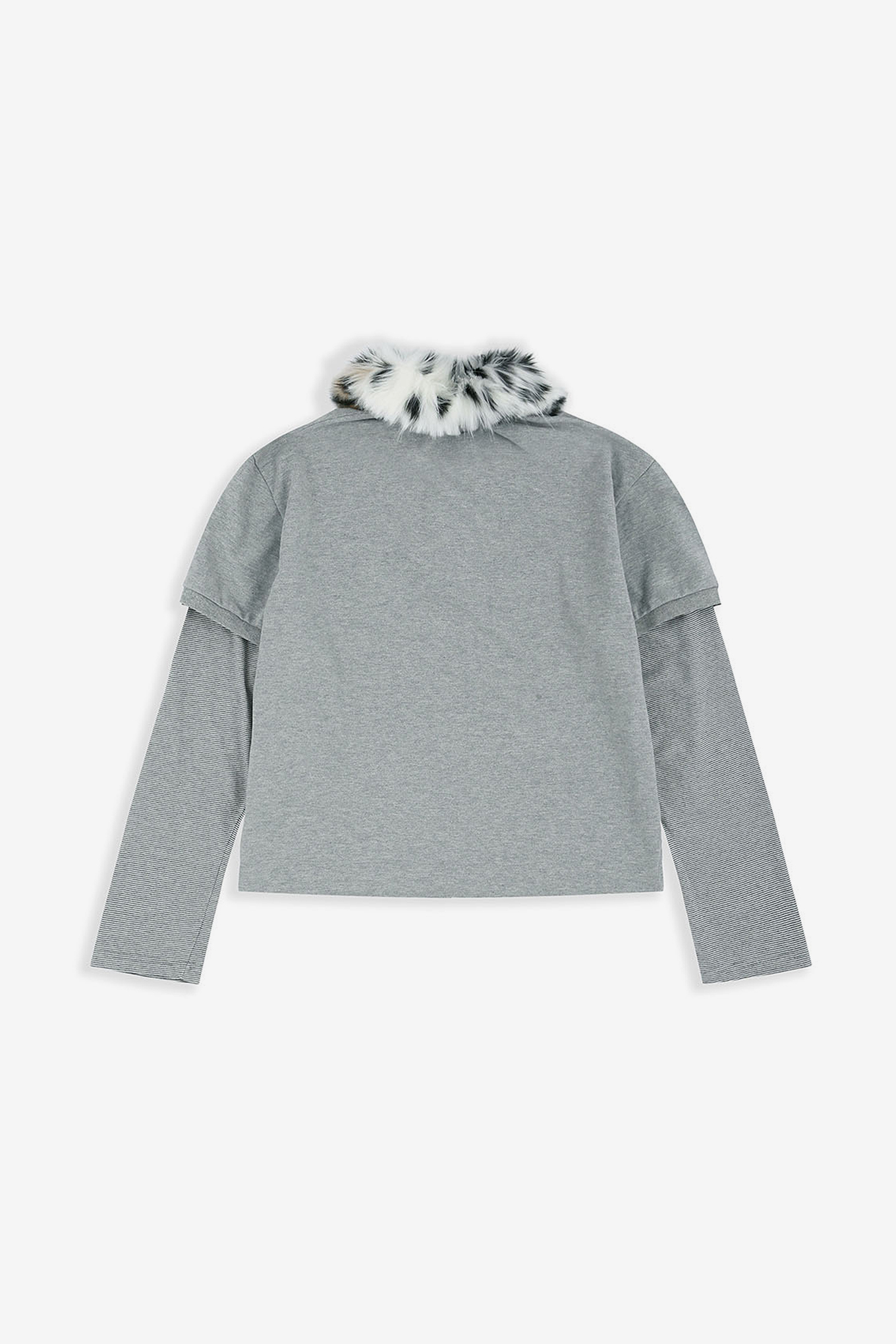 トップス protocol index FUR COLLAR LAYERED POLO FUR COLLAR LAYERED POLO SHIRTS-PROTOCOL INDEX-209000 | 웍스아웃