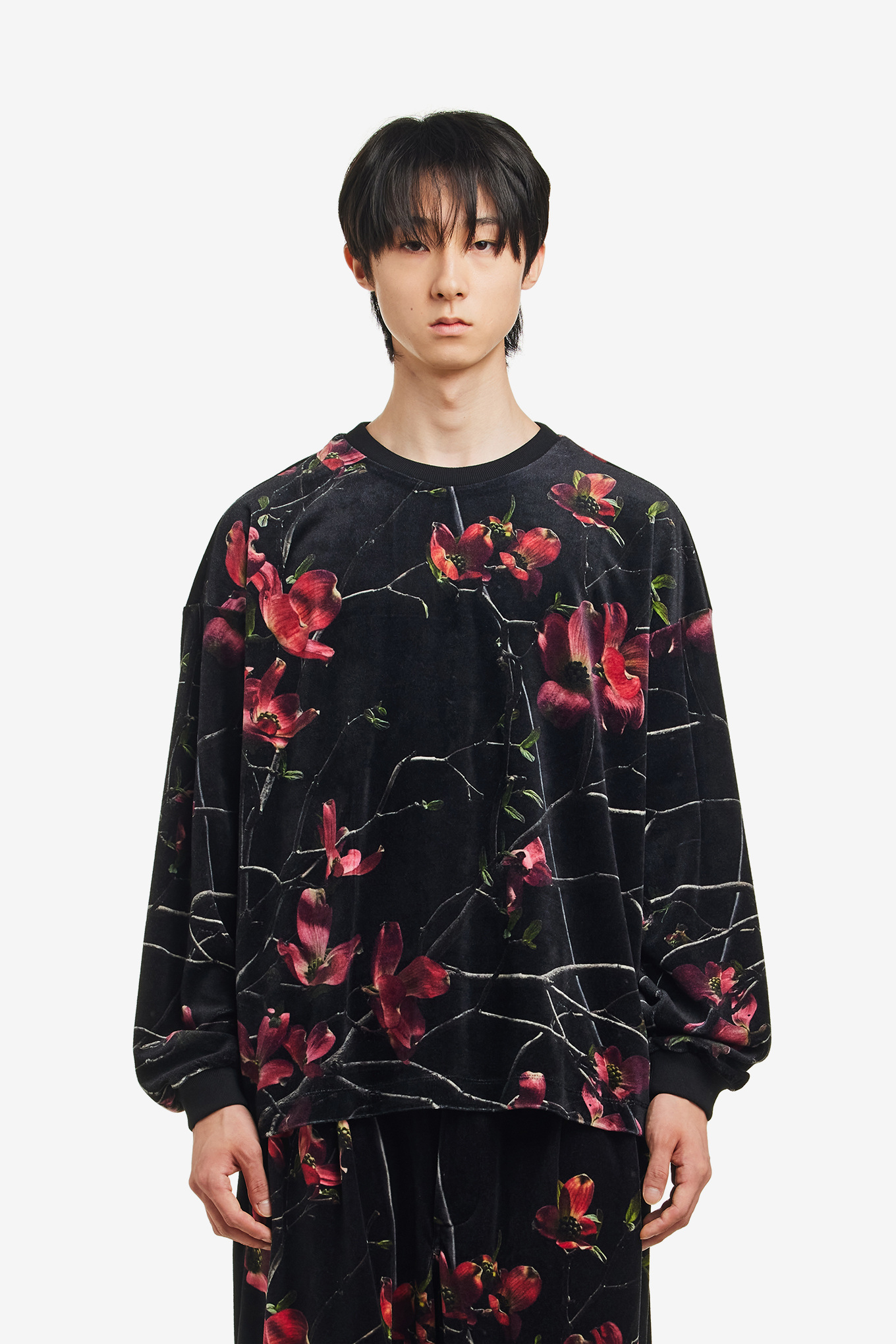 TIGHTBOOTH DOGWOOD VELOUR L/S SH