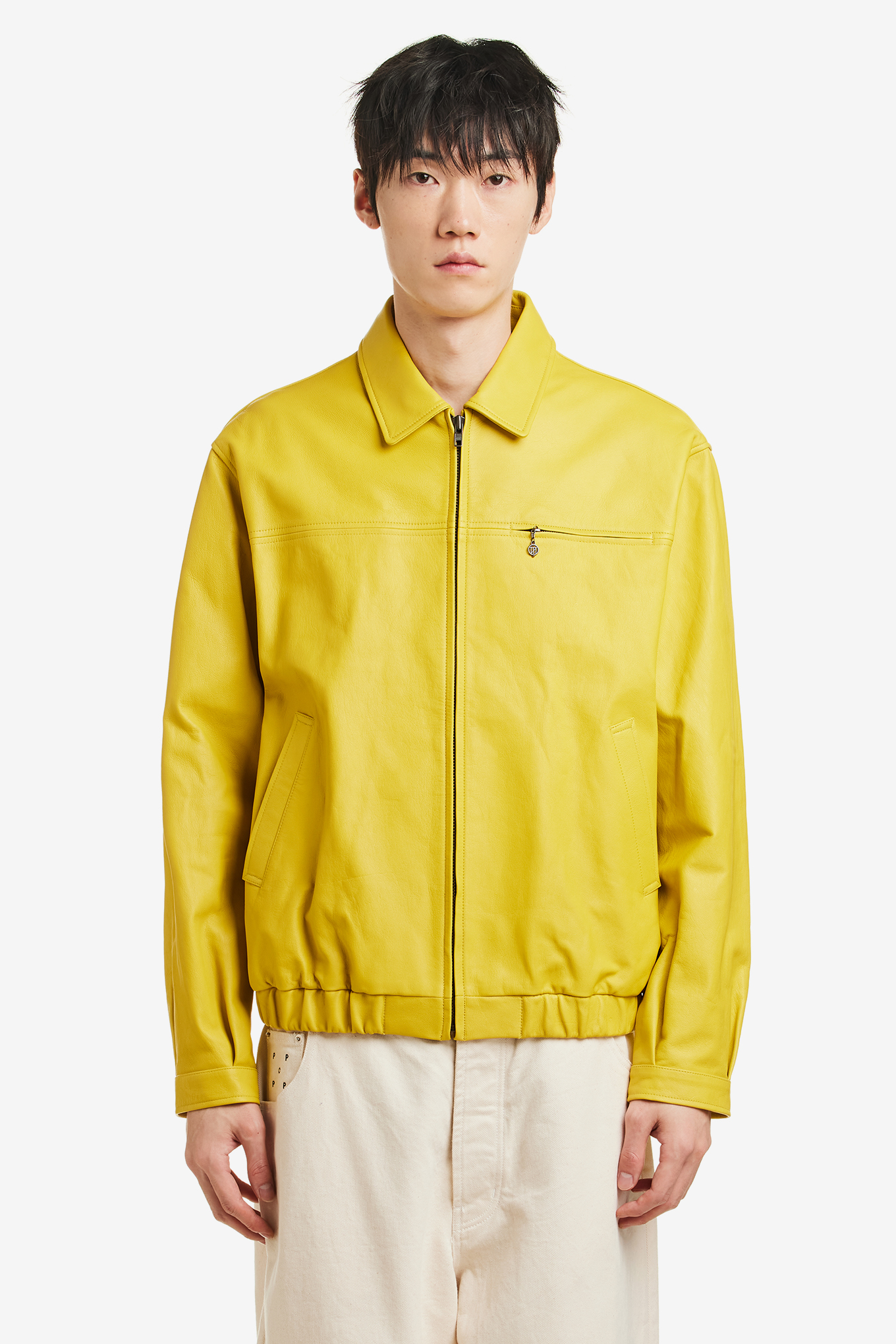 LEATHER HARRINGTON JACKET-THISISNEVERTHAT-321300 | 웍스아웃