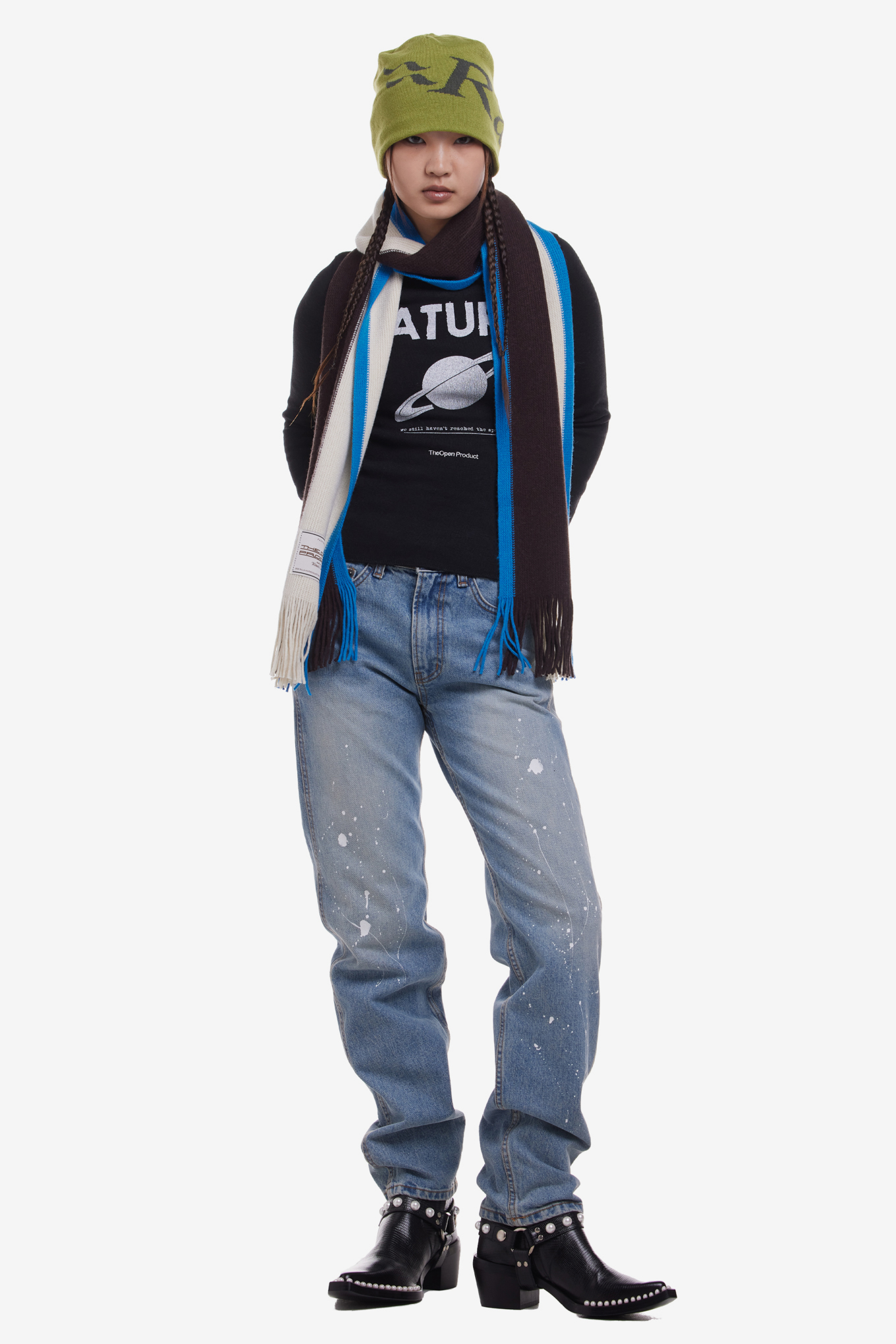 OPEN YYPAINT DROP JEANS 74500 웍스아웃