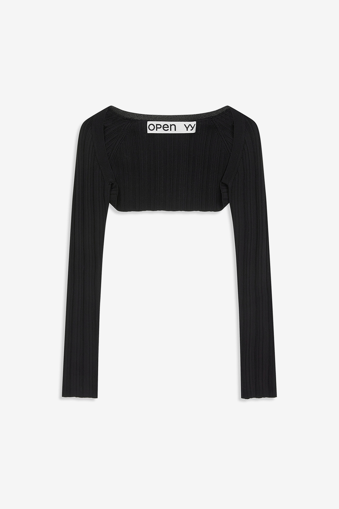 OPEN YY-PLEATED BOLERO CARDIGAN 86100 | 웍스아웃