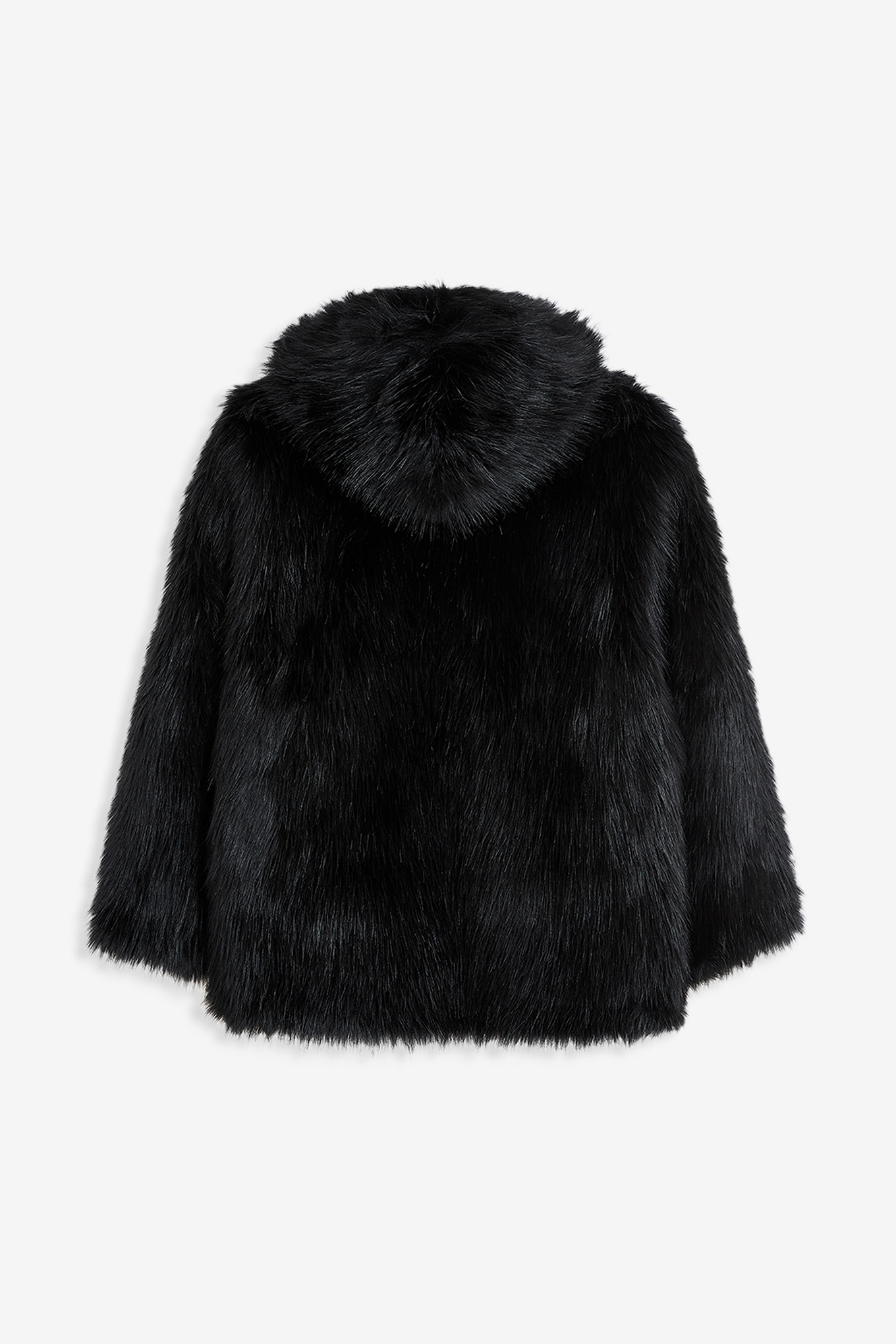 REVERSIBLE FAUX FUR HOOD JACKET-OPEN YY-306600 | 웍스아웃
