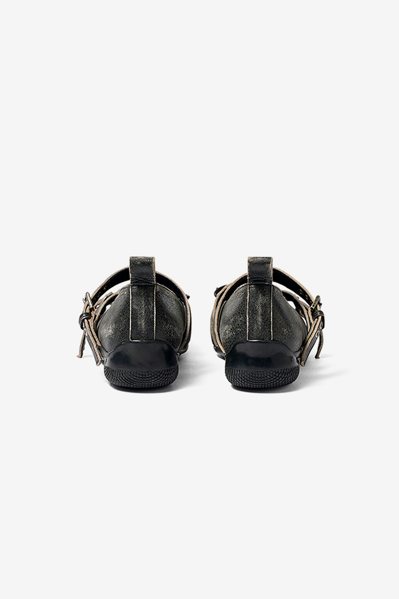 OPEN YY-CROSS BUCKLE BALLET FLATS 230300 | 웍스아웃