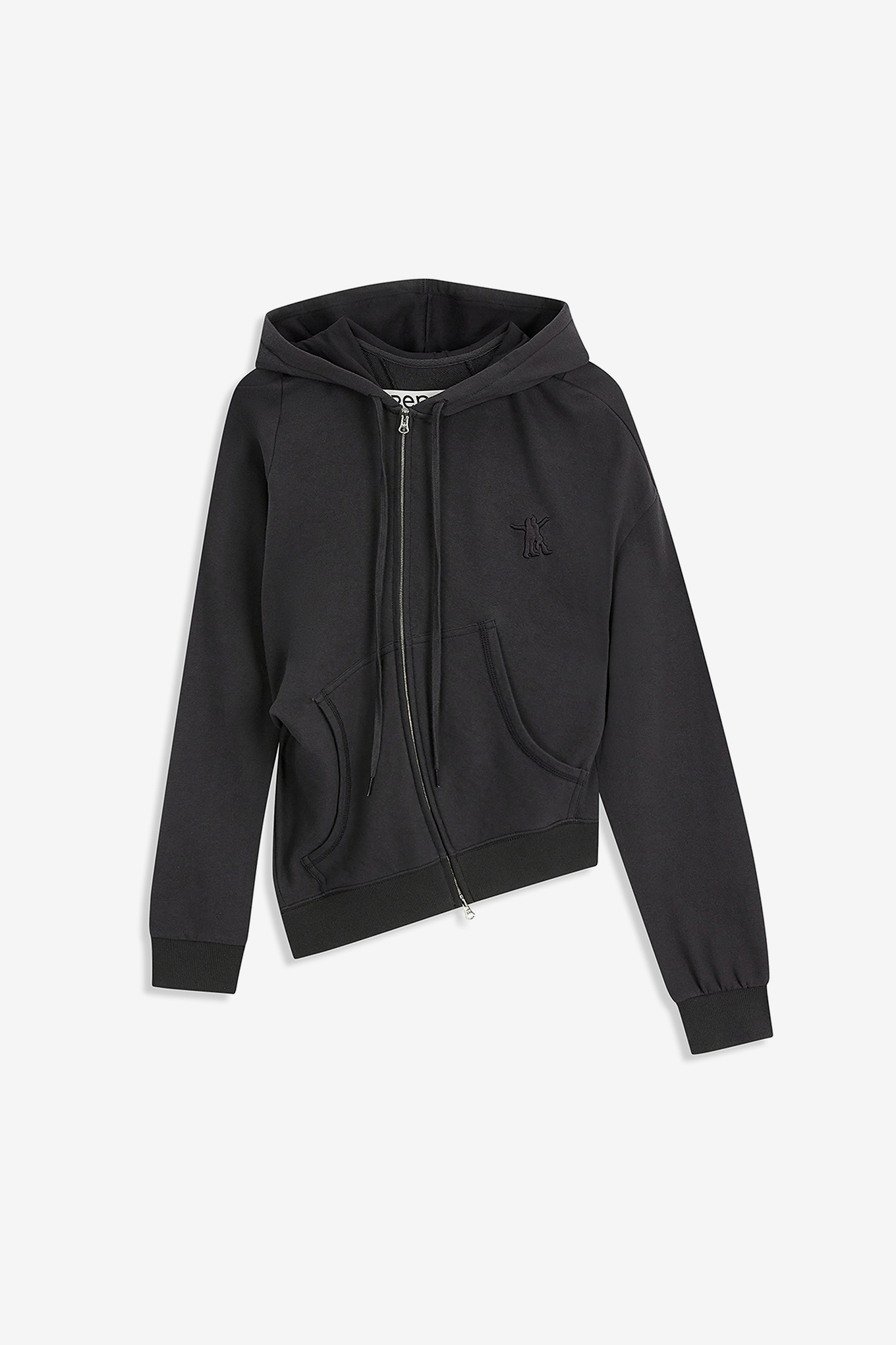 SLANT ZIP HOODIE-OPEN YY-189000 | 웍스아웃