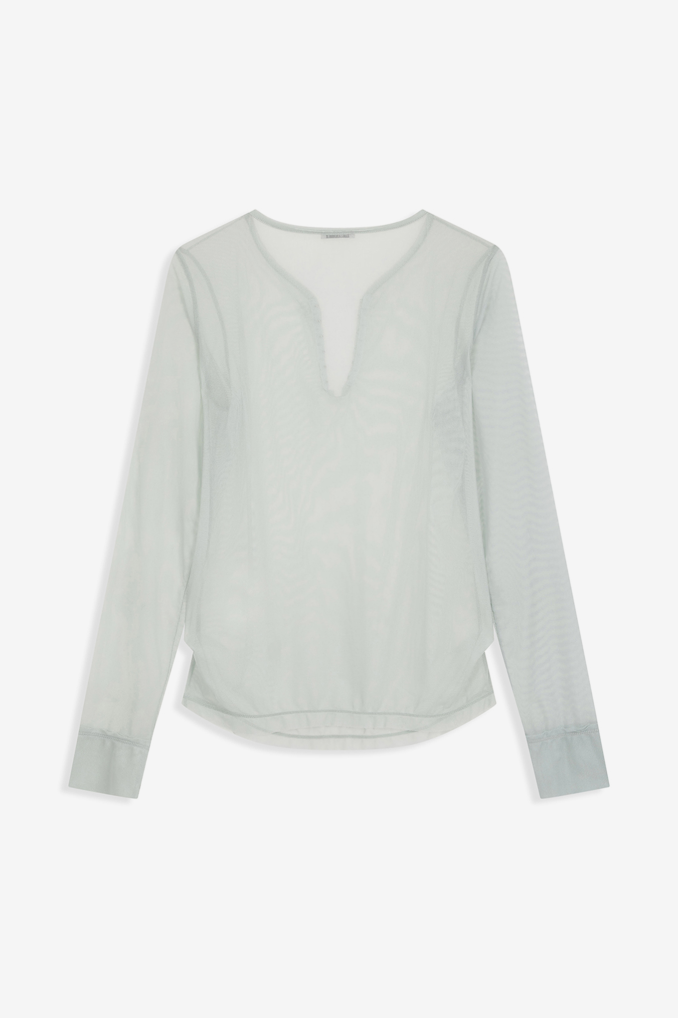 MESH HOOK HENLEY LONG SLEEVE-OPEN YY-92000 | 웍스아웃