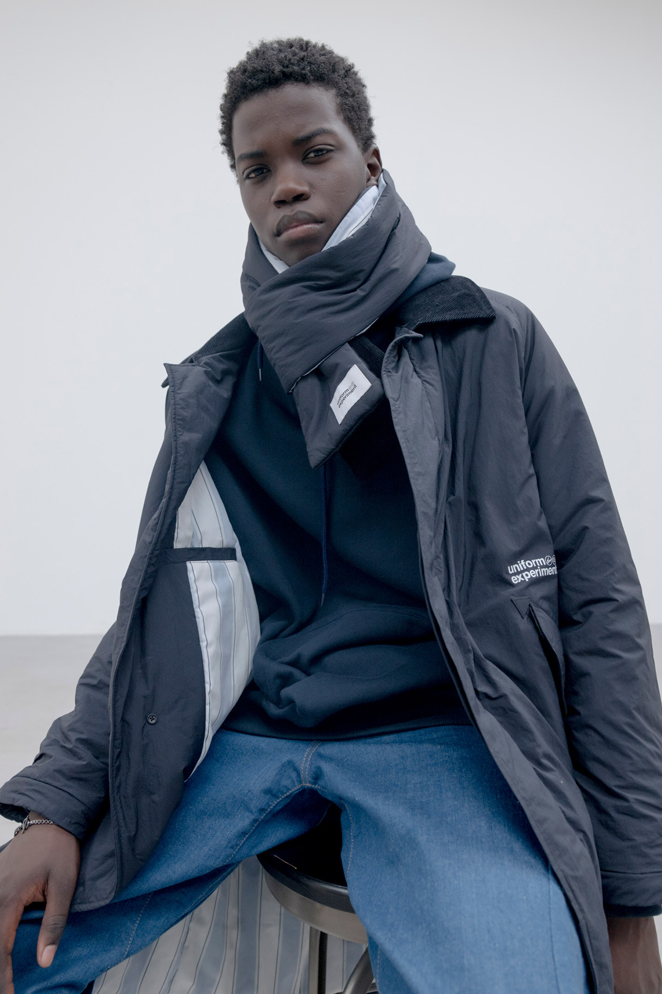 PADDED COAT-UNIFORM EXPERIMENT-764000 | 웍스아웃