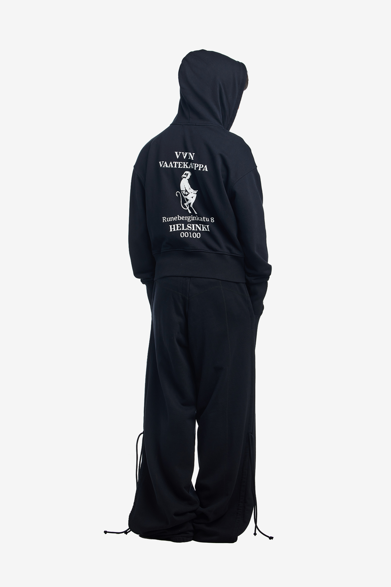 VAIN ZIP HOODIE BLACK NUBIAN EXCLUSIVE