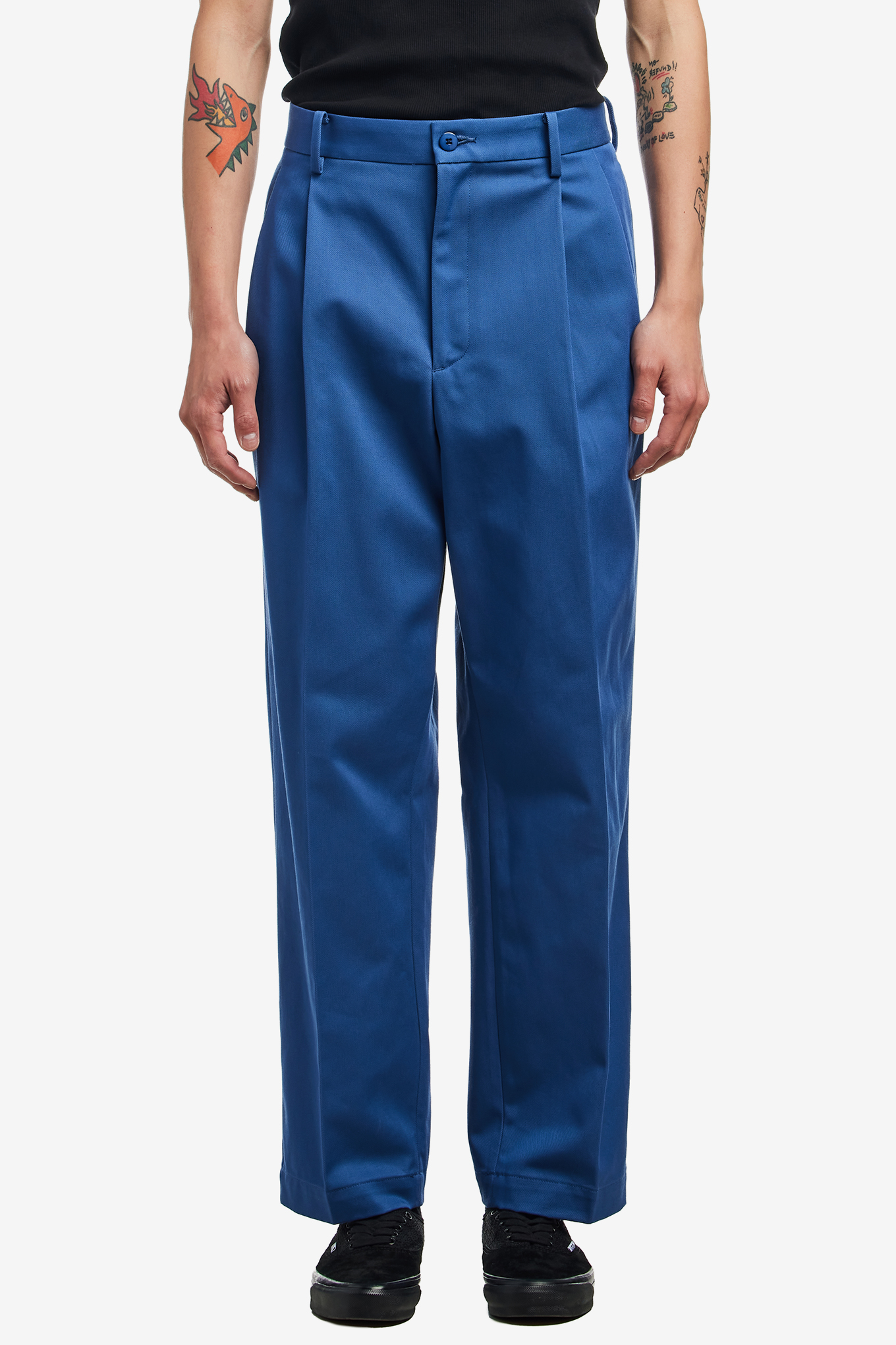 PLEATED CHINO TROUSERS ( TYPE-1 )-WACKO MARIA-240000 | 웍스아웃