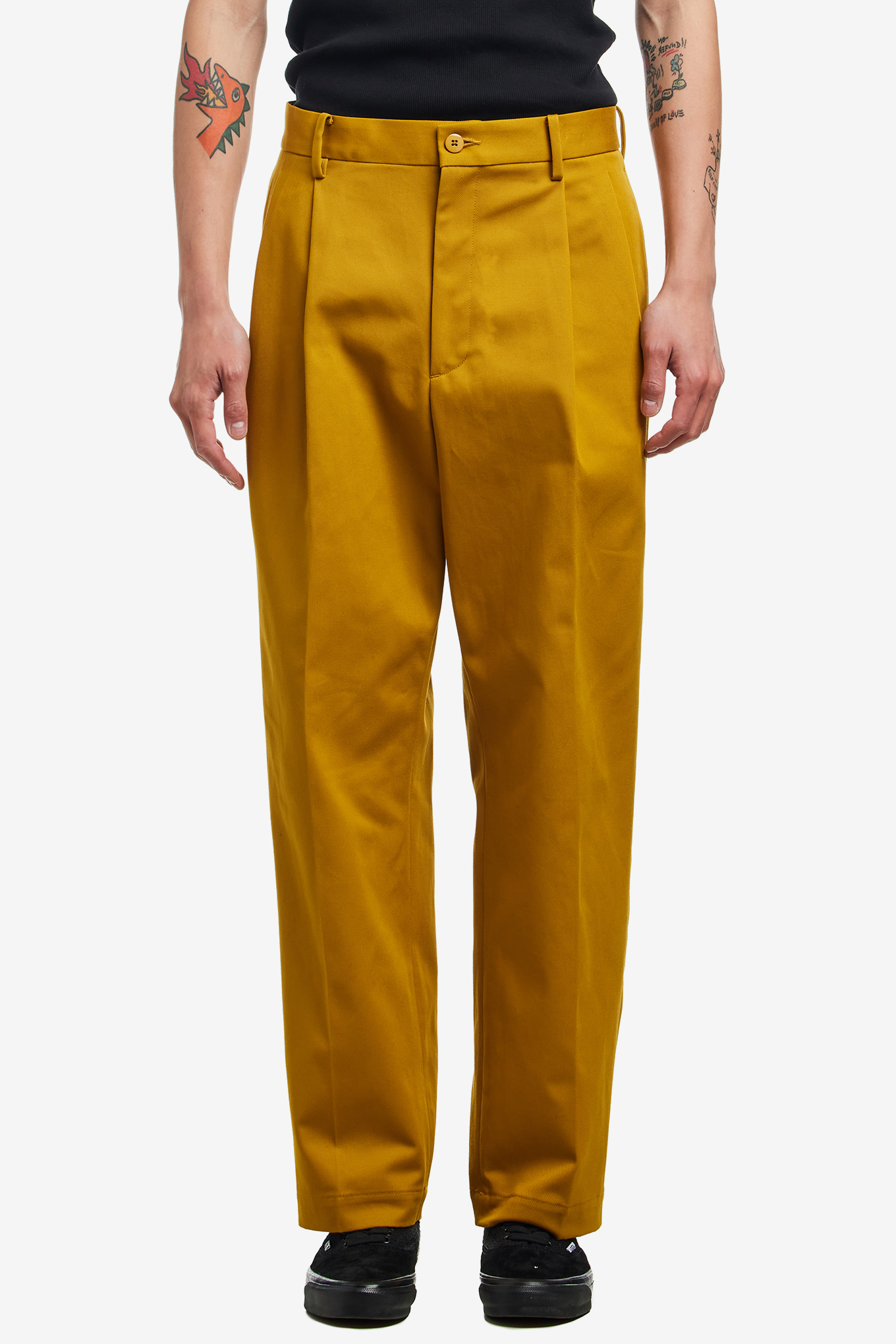 PLEATED CHINO TROUSERS ( TYPE-1 )-WACKO MARIA-180000 | 웍스아웃