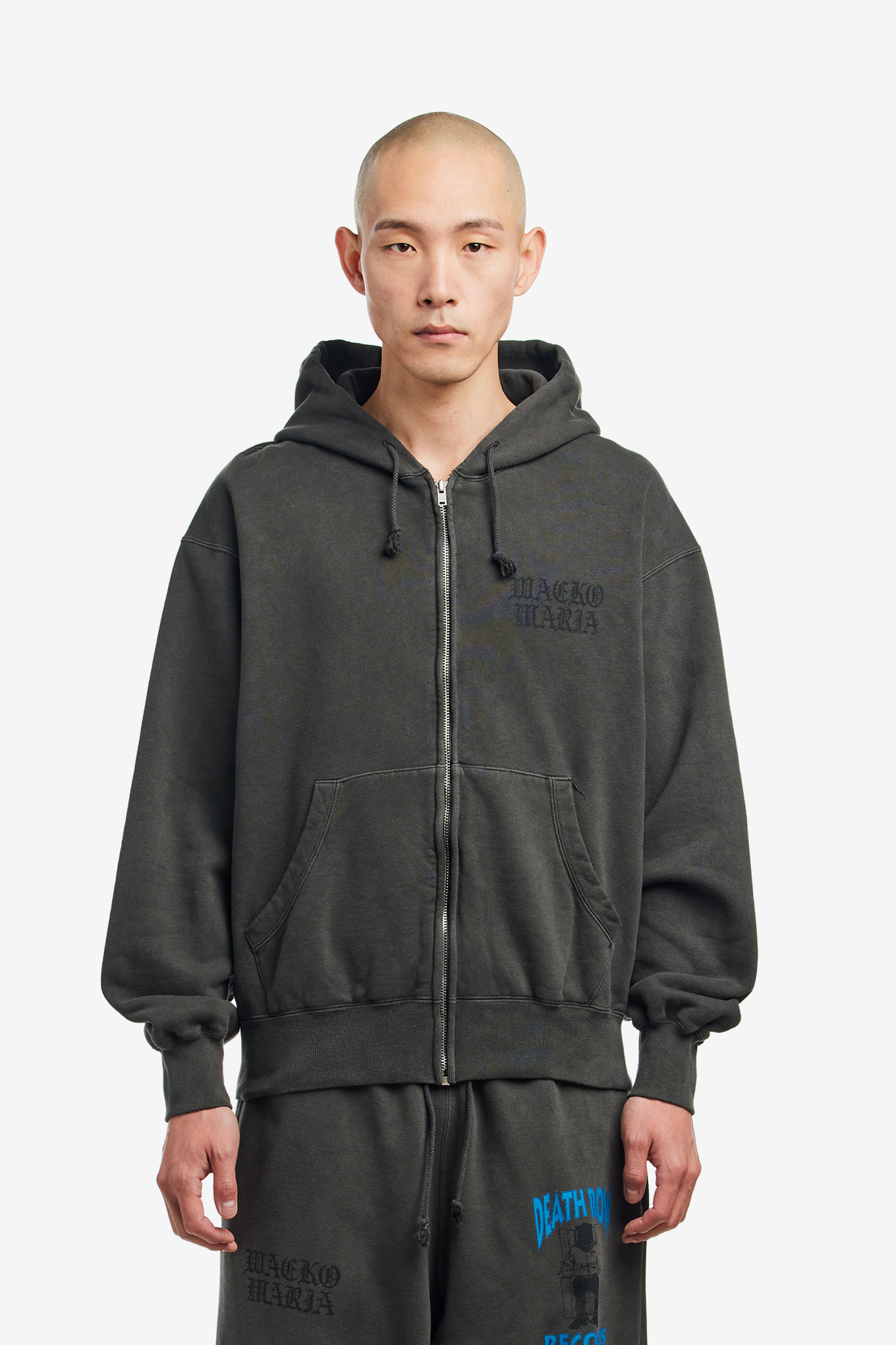 DEATH ROW RECORDS / ZIP HOODED SWEAT SHIRT-WACKO MARIA-225000