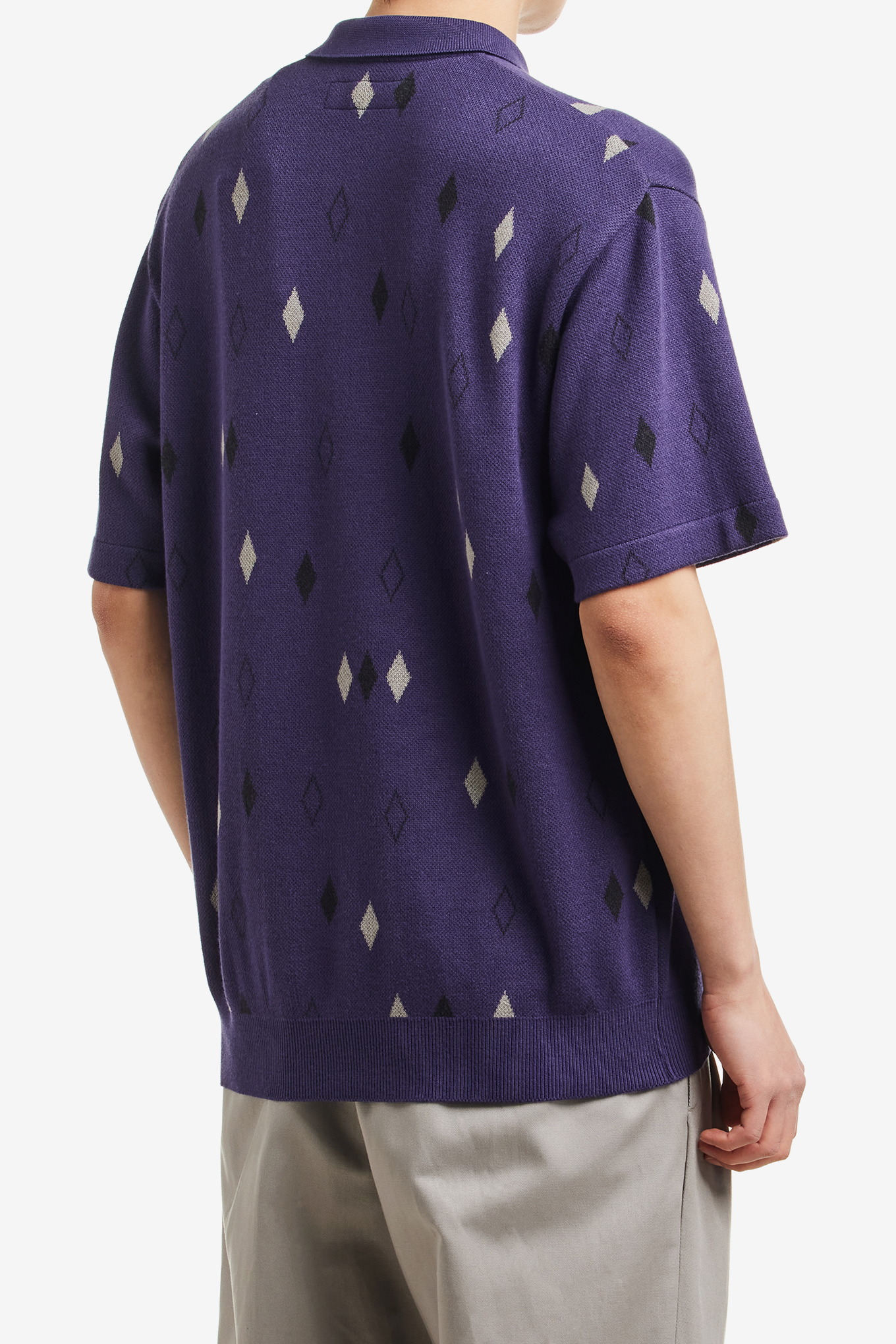 DIAMOND KNIT POLO SHIRT-WACKO MARIA-175000 | 웍스아웃