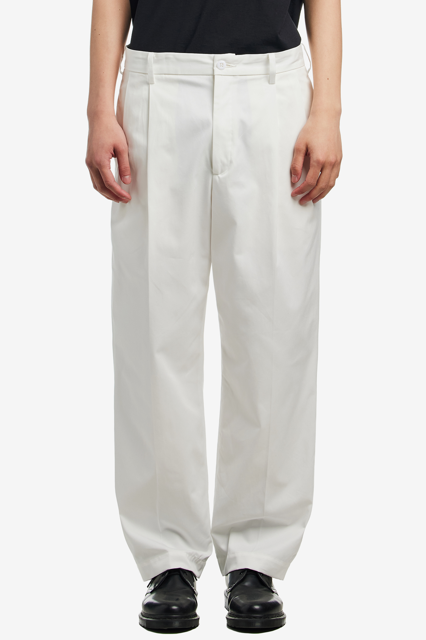 DOUBLE PLEATED CHINO TROUSERS-WACKO MARIA-320000 | 웍스아웃