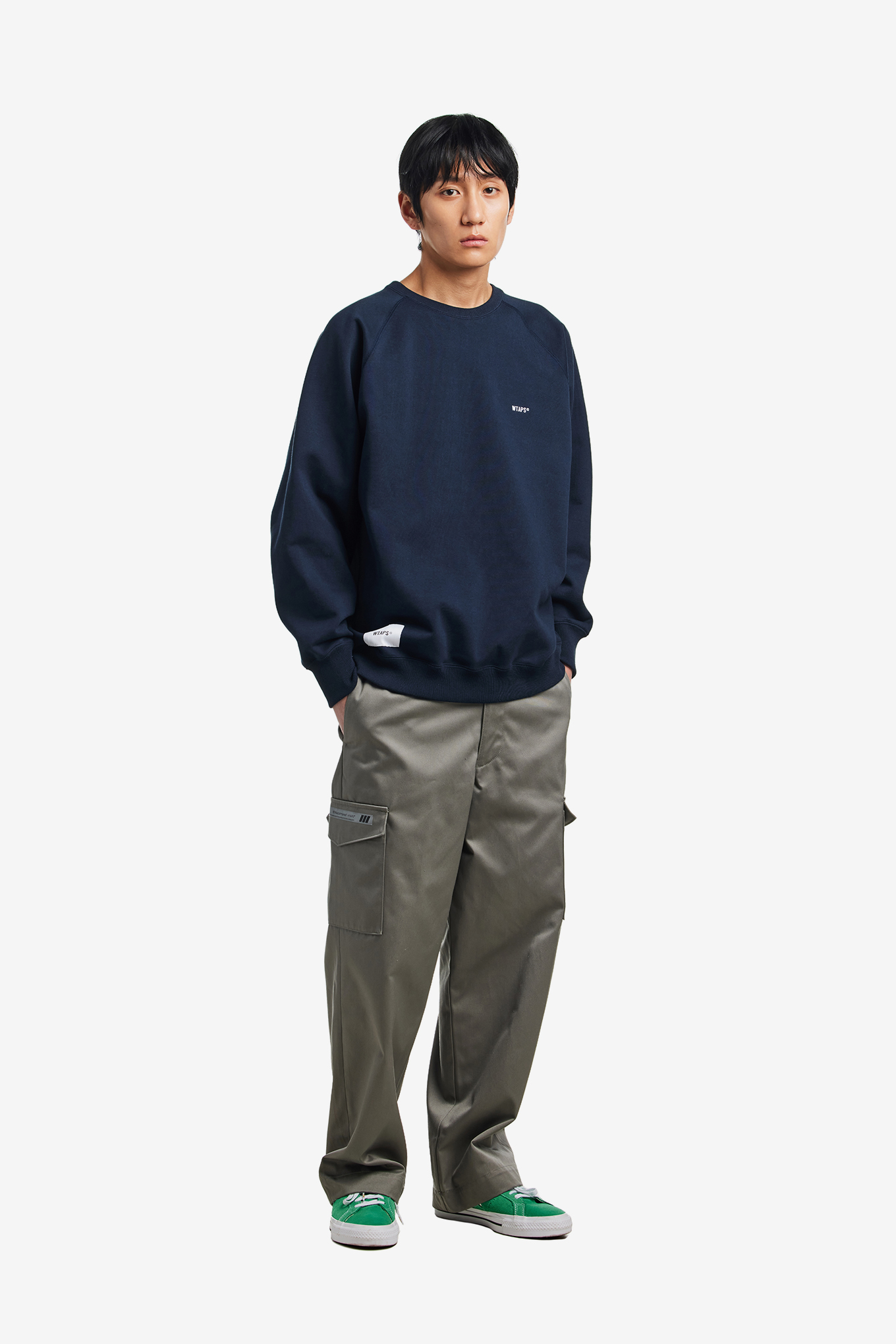 WTAPS sign-rgyd/sweater navy size01 WTAPS（ダブルタップス） 24SS 