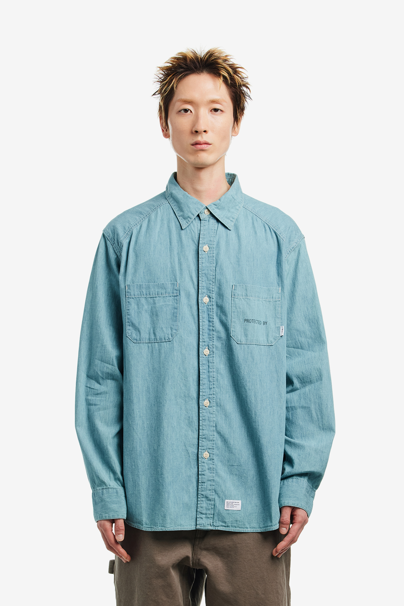 CB / LS / COTTON. CHAMBRAY-WTAPS-420000 | 웍스아웃